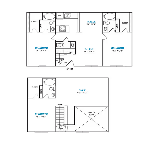 C2 Renovated 1002 floor plan